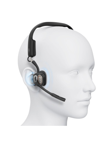 Shokz C610-Aa-Bk Słuchawki/Zestaw Słuchawkowy Bezprzewodowy Nauszny Biuro/Centrum Telefoniczne Usb Typu-A Bluetooth Czarny