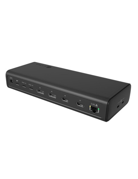Icy Box Ib-Dk7401-Cu31 Przewodowa Usb 3.2 Gen 2 (3.1 Gen 2) Type-C Czarny