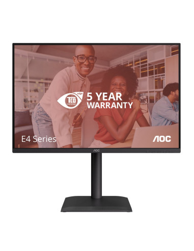 Aoc E4 X24E4U Monitor Komputerowy 61 Cm (24") 1920 X 1200 Px Full Hd Led Czarny