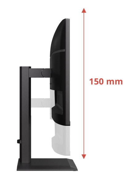 Aoc E4 X24E4U Monitor Komputerowy 61 Cm (24") 1920 X 1200 Px Full Hd Led Czarny