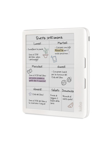 Czytnik E-Booków Rakuten Kobo Libra Colour Ekran Dotykowy 32Gb Wi-Fi Biały N428-Ku-Wh-K-Ck