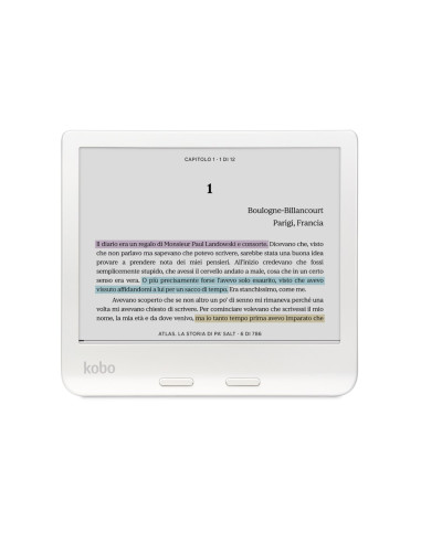 Czytnik E-Booków Rakuten Kobo Libra Colour Ekran Dotykowy 32Gb Wi-Fi Biały N428-Ku-Wh-K-Ck