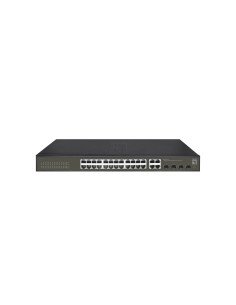 Levelone Ges-2128 Przełącznik Sieciowy Zarządzany L2 Gigabit Ethernet (10/100/1000) Czarny