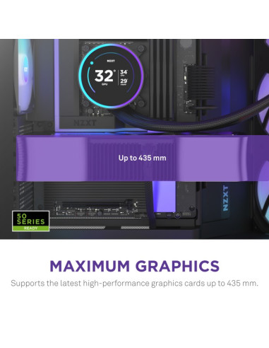 Nzxt Obudowa H9 Flow Rgb+ Midi Tower Z Oknem Czarna