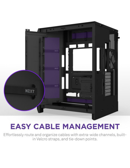 Nzxt Obudowa H9 Flow Rgb+ Midi Tower Z Oknem Czarna