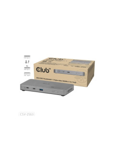 Club3D Csv-2563 Stacja Dokująca Thunderbolt 5 Srebrny 2