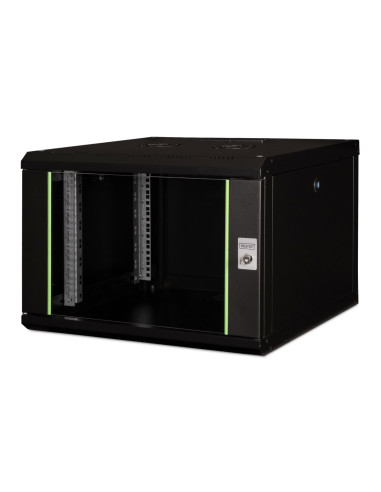 Digitus Szafa Sieciowa Wisząca Unique 19" 7U Rack 600X600, Drzwi Szyba, Czarny, Niedzielona, Złożona, 100Kg