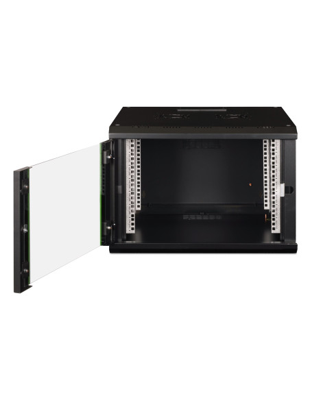 Digitus Szafa Sieciowa Wisząca Unique 19" 7U Rack 600X600, Drzwi Szyba, Czarny, Niedzielona, Złożona, 100Kg