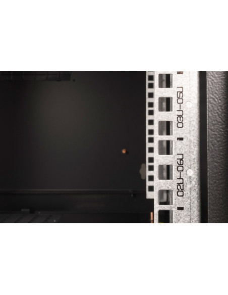 Digitus Szafa Sieciowa Wisząca Unique 19" 7U Rack 600X600, Drzwi Szyba, Czarny, Niedzielona, Złożona, 100Kg