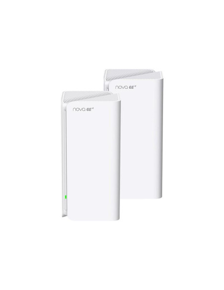 Tenda Mx21 Pro(2-Pack) Trójpasmowy (2,4 Ghz / 5 Ghz / 6 Ghz) Wi-Fi 6 (802.11Ax) Biały 3 Wewnętrzne