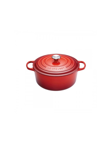 Le Creuset Garnek Signature Apvalny 24 Cm Czerwony