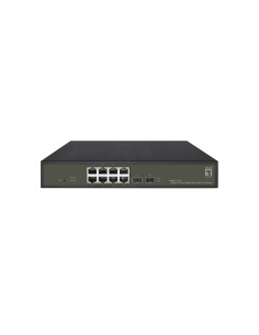Przełącznik Levelone Hilbt Gb/Sl Poe+ 10-Portowy 19" 130W 1Gbps