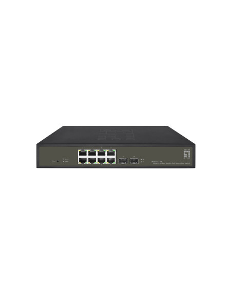 Przełącznik Levelone Hilbt Gb/Sl Poe+ 10-Portowy 19" 130W 1Gbps