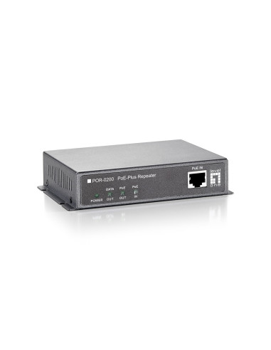 Wzmacniacz Sygnału Levelone Poe+ 1Xpoe 100Mbps Szary