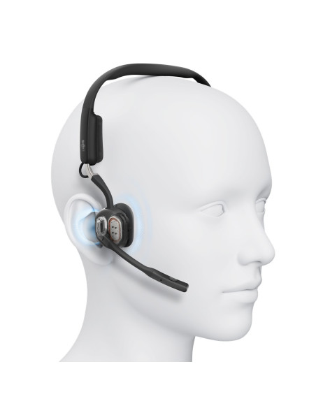 Shokz C610-An-Bk Słuchawki/Zestaw Słuchawkowy Bezprzewodowy Nauszny Biuro/Centrum Telefoniczne Bluetooth Czarny
