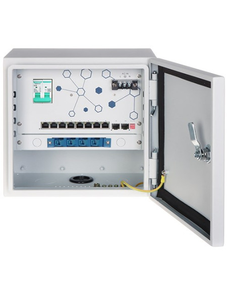 Zewnętrzny Punkt Dystrybucji Kamer Expert-Poe/Otd-82Gsfp 8 Poe + 2 X Sfp