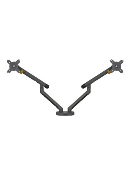 Bakkerelkhuizen Bakker Elkhuizen Flexible Dual - Zestaw Montażowy - Regulowane Podwójne Ramię - Do 2 Monitorów - Aluminium, Stal