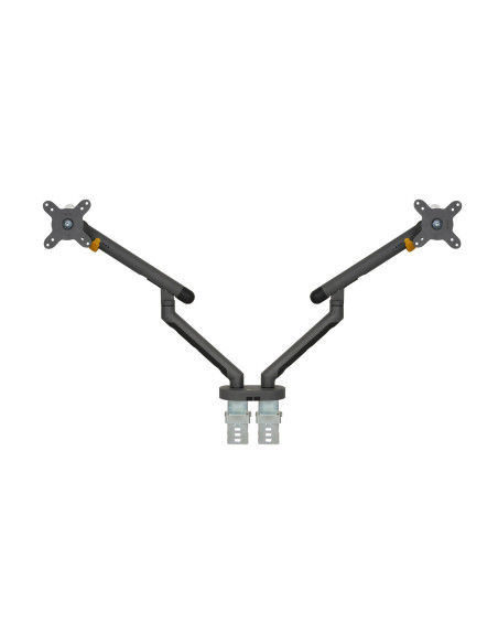 Bakkerelkhuizen Bakker Elkhuizen Flexible Dual - Zestaw Montażowy - Regulowane Podwójne Ramię - Do 2 Monitorów - Aluminium, Stal