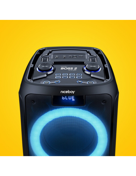 Niceboy Party Boss 2 (200W) Głośnik Mono Przenośny Czarny