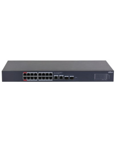 Dahua Technology Cs4220-16Gt-135 Przełącznik Sieciowy Zarządzany L2 Gigabit Ethernet (10/100/1000) Obsługa Poe Czarny