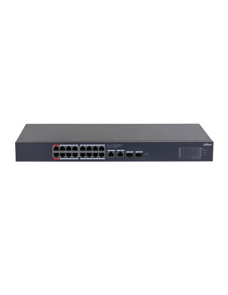 Dahua Technology Cs4220-16Gt-135 Przełącznik Sieciowy Zarządzany L2 Gigabit Ethernet (10/100/1000) Obsługa Poe Czarny
