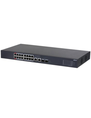Dahua Technology Cs4220-16Gt-135 Przełącznik Sieciowy Zarządzany L2 Gigabit Ethernet (10/100/1000) Obsługa Poe Czarny