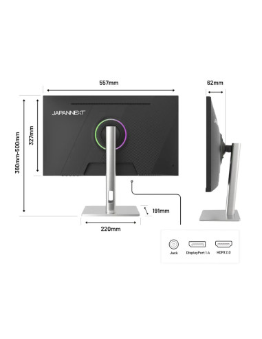 Monitor Japannext 62,2 Cm Jn-Ips245G320F-Hsp 16:9 Hdmi/Dp Fhd