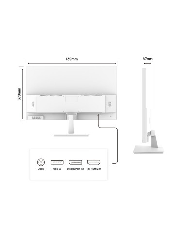 Monitor Japannext 71,1Cm Jn-Ips280Uhd60F-P-W 16:9 Hdmi/Dp Uhd