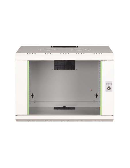 Digitus Szafa Sieciowa Wisząca Unique 19" 7U Rack 600X450, Drzwi Szyba, Szary, Niedzielona, Złożona, 100Kg