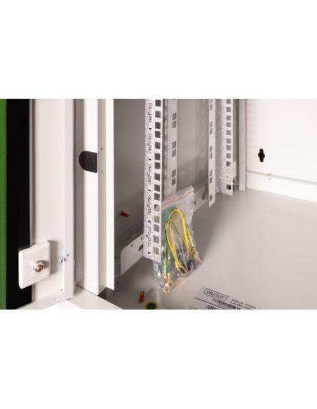 Digitus Szafa Sieciowa Wisząca Unique 19" 7U Rack 600X450, Drzwi Szyba, Szary, Niedzielona, Złożona, 100Kg