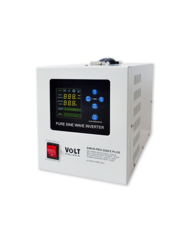 Przetwornica Volt Polska Sinuspro 2200E Plus 12/230V (1200/2200W) [Agm, Gel, Lifepo4]