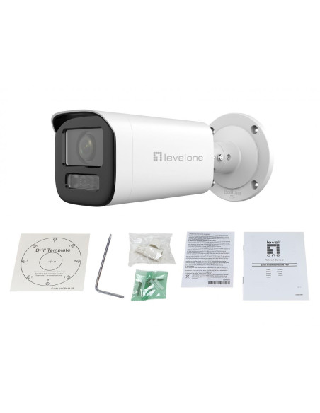 Kamera Levelone Ipcam Fcs-5222 Kopułkowa 2Mp H.265 Ir Poe