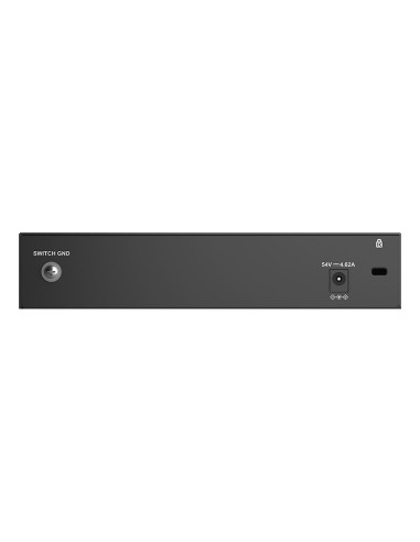 D-Link Dms-108P/E Przełącznik Sieciowy Nie Zarządzany 2.5G Ethernet (100/1000/2500) Obsługa Poe Czarny