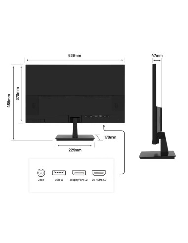 Monitor Japannext 71,1Cm Jn-I280Uhd60F-P 16:9 Hdmi/Dp Uhd