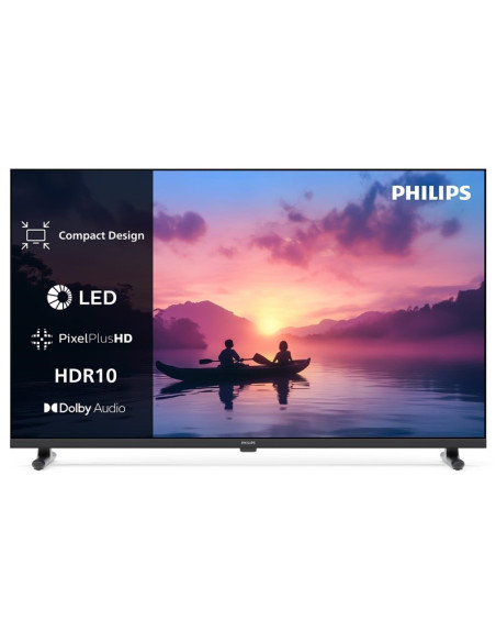 Philips 24Phs6050/12 Telewizor 61 Cm (24") Hd+ Smart Tv Wi-Fi Czarny