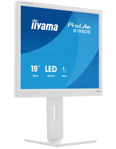 Iiyama Prolite B1980S-W1 Monitor Komputerowy 48,3 Cm (19") 1280 X 1024 Px Svga Led Biały