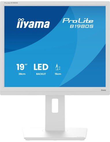 Iiyama Prolite B1980S-W1 Monitor Komputerowy 48,3 Cm (19") 1280 X 1024 Px Svga Led Biały