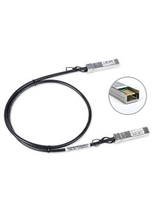 Lancom Sfp-Dd-Dac50-1M Kabel Infiniband / Światłowodowy Czarny, Stal