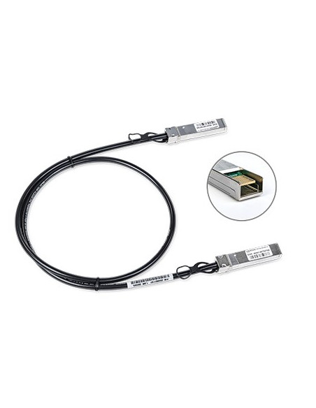 Lancom Sfp-Dd-Dac50-1M Kabel Infiniband / Światłowodowy Czarny, Stal