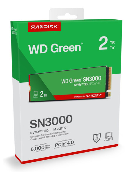 Ssd Wd Green Sn3000 2Tb Nvme Wds200T4G0E