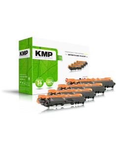 Kmp Multipack B-T58V Kaseta Z Tonerem 4 Szt. Zamiennik Czarny, Cyjan, Purpurowy, Żółty