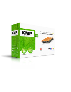 Kmp Multipack B-T58V Kaseta Z Tonerem 4 Szt. Zamiennik Czarny, Cyjan, Purpurowy, Żółty 2