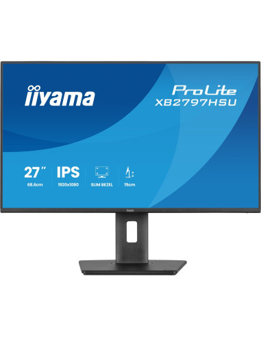 Iiyama Prolite Xb2797Hsu-B1 Monitor Komputerowy 68,6 Cm (27") 1920 X 1080 Px Full Hd Led Czarny