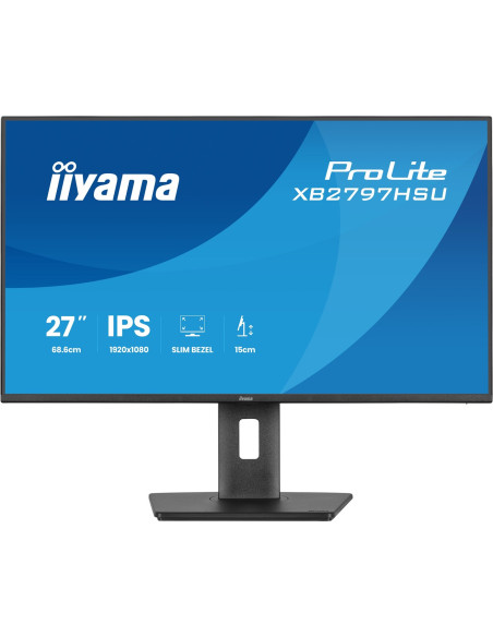 Iiyama Prolite Xb2797Hsu-B1 Monitor Komputerowy 68,6 Cm (27") 1920 X 1080 Px Full Hd Led Czarny
