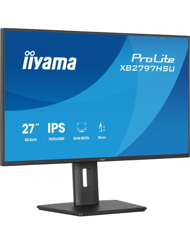 Iiyama Prolite Xb2797Hsu-B1 Monitor Komputerowy 68,6 Cm (27") 1920 X 1080 Px Full Hd Led Czarny