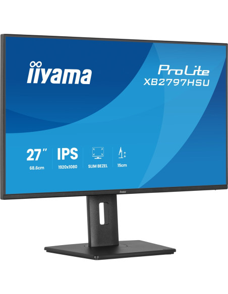 Iiyama Prolite Xb2797Hsu-B1 Monitor Komputerowy 68,6 Cm (27") 1920 X 1080 Px Full Hd Led Czarny