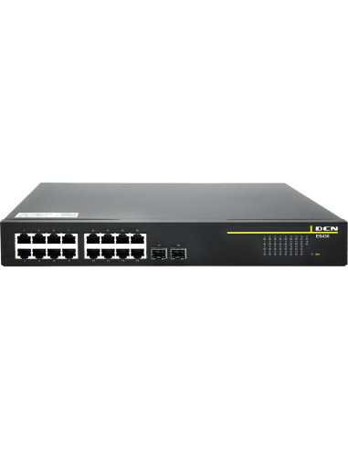 Dcn Es430-18P-Poe Przełącznik Sieciowy Zarządzany Gigabit Ethernet (10/100/1000) Obsługa Poe 1U Czarny