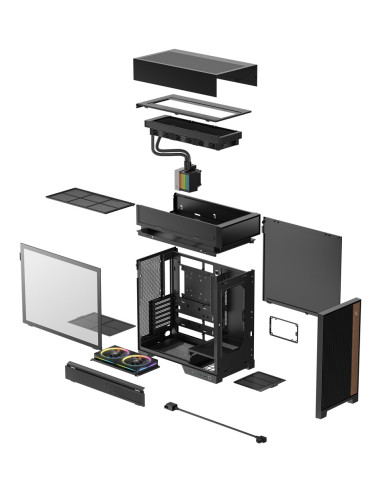 Deepcool Cl6600 Midi Tower Czarny