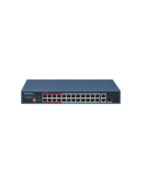 Przełącznik Poe 24 Portów Hikvision Ds-3E0326P-E/M(C) Fast Ethernet Unmanaged