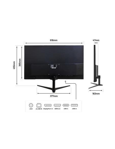 Monitor Japannext 68,5 Cm Jn-Ips27Wqhdr-C65W 16:9 Hdmi/Dp Wqhd